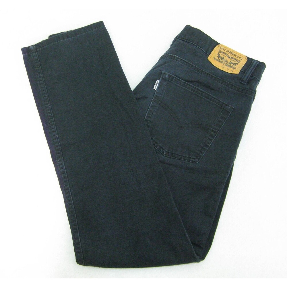 LEVI's 511 Womens (Size 16R 28x28) Dark Blue Jean Denim Pants Slim Fit 6 Pockets
